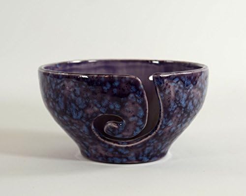 Ceramic Yarn Bowl Purple
