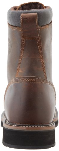 Justin Original Work Men's Stampede Rugged Soft Toe Lace Up Work Boots Tan 10 EE - Thumbnail 2