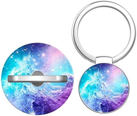 Phone Ring Stand Holder, 2 Pack Cell Phone Ring Holder Finger Grip 360 DIY Reten Degree Rotation Kickstand Support for Universal Smartphone iPhone/Samsung/Note/LG - Monkeyhead Galaxy