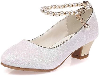 Kids Girls Shoes Princess Sandals Dress Shoes Girl High Heel Sandals Dance Shoes White 12 5 Buy Online At Best Price In Uae Amazon Ae