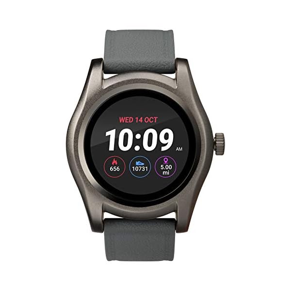 iconnect by timex round touch screen smartwatch