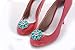 Absolutely Audrey Blue Shoe Clips Vivienne