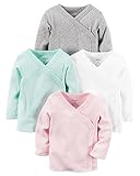 Carter's Baby Girls' 4 Pack Kimono Tees