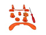 Xbox 360 Controller Custom Mod Kit - ORANGE - Thumbsticks, Dpad, RB LB, ABXY, Trim, Triggers, Guide - ORANGE