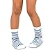 TeeHee Little Boys Basic Cotton Crew Socks 6 Pair (6-8 Years, Bright Stripe)