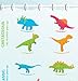 Dinosaur Shower Curtain by Simple Memory Art