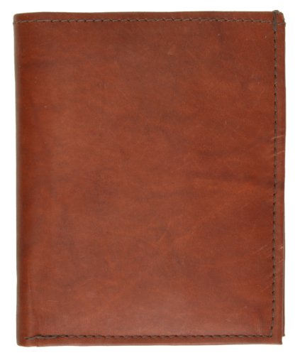 100% Genuine Leather Bi-fold Mens Wallet BD #739CF