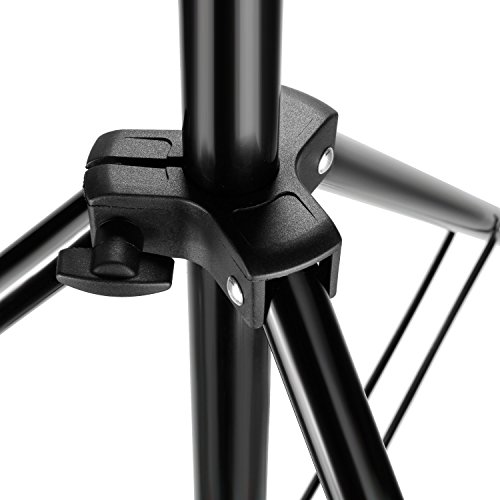 Neewer Fotografie-Lichtstativ, 3-6.6ft/92-200cm verstellbarer stabiler Stativständer für Reflektoren, Softboxen, Lichter, Regenschirme, Tragfähigkeit: 17,6lb/8kg – Bild 7