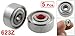 Amico s15052700am0253 uxcell 5 Pcs Double Sealed 3 x 10 x 4mm Deep Groove Ball Bearings 623Z