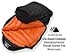 Hyke & Byke Eolus 15 & 30 Degree F 800 Fill Power Hydrophobic Goose Down Sleeping Bag with ClusterLoft Base - Ultra Lightweight 3 Season Men's and Women's Mummy Bag Designed for Backpacking