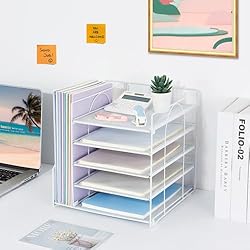 LEKETREE Desk Organizers and Accessories, 5-Tier