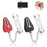 Portable Door Lock, Latrent Thicken Solid Heavy