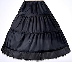WMLWL Girls' 3 Hoops Petticoat Slips Flower Girls
