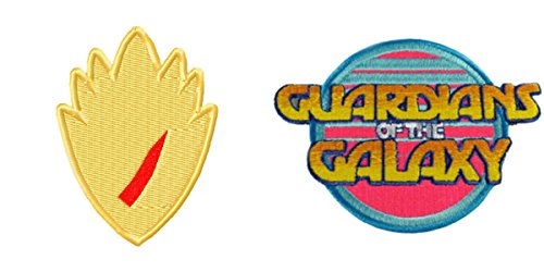 Marvel Comics (2pack) Guardians of the Galaxy Ravagers and Retro Logo Iron/Sew-On Embroidered Patch