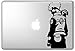 Hatake Kakashi and Pakkun Naruto - Apple Macbook Laptop Vinyl Sticker Decal