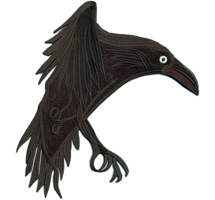 VIKING the Crow series Uniform Costume Flag Uniform Biker Iron on Patch Badge