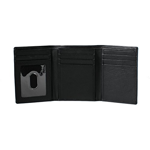 Men's Genuine Leather Trifold Wallet with Industry's Best RFID Wallet Shielding Protection for RFID Blocking by ID Stronghold