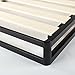 ZINUS Metal Box Spring with Wood Slats, 4 Inch Mattress Foundation, Sturdy Steel Structure, Easy Assembly, California King