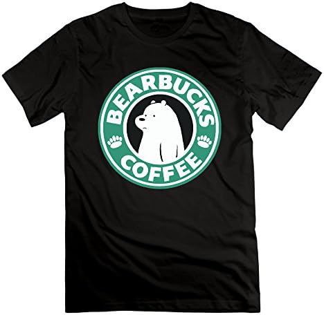 Jocima Men's We Bare Bears T Shirts Black