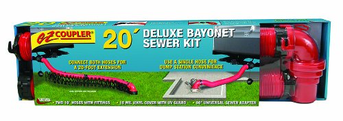 Valterra D04-0115 Ez Coupler 20' Deluxe Bayonet Sewer Hose Kit 11 41bz3w1DwOL