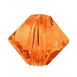 Swarovski Crystal, #5328 Bicone Beads 3mm, 25 Pieces, Sun