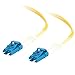 Legrand - C2G LC to LC Fiber Optic Cable, 9/125 Fiber Optic Cable, Yellow Fiber Cable, 3 Meter (9.8 Feet) OS2 Single-Mode Cable, Fiber Patch Cable, 1 Count, C2G 28758