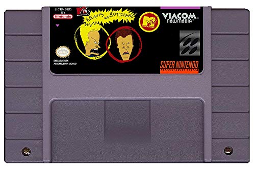 Beavis and Butt-Head (Super Nintendo, SNES) Reproduction Video Game Cartridge