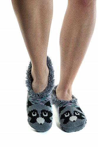 5 Pack Womens Christmas Cartoon Cotton Toe Socks, Christmas Print Cotton Stockings For Women6.57