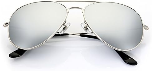 Premium Full Mirrored Aviator Sunglasses Metal Frame w/ UV400 Reflective Mirror Lens