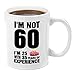Gift a Cup 60th Birthday, Women, Happy, Funny, Male, Mens, Unique, Gag, Novelty Experience | Premium 11oz Coffee Mug Gift Set