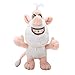 LuLezon Russian Cartoon White Pig Cooper Plush Toys Soft Stuffed Doll 35cm