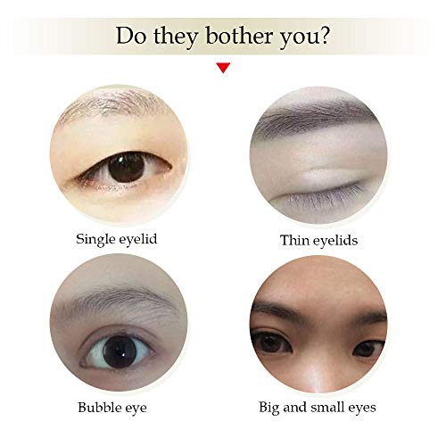 2 Pack Double Eyelid Styling Cream Natural Invisible Double Eyelid Shaping Cream Long-lasting Transparent Gel (2 PCS)