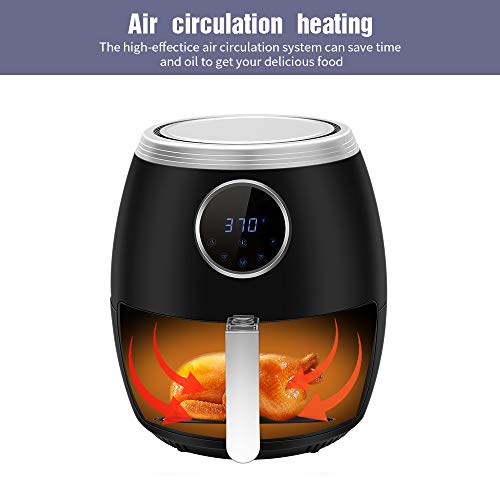 Kismile 6 Quart Air Fryer Electric Hot Air Fryer,1500 Watts Healthy Oil