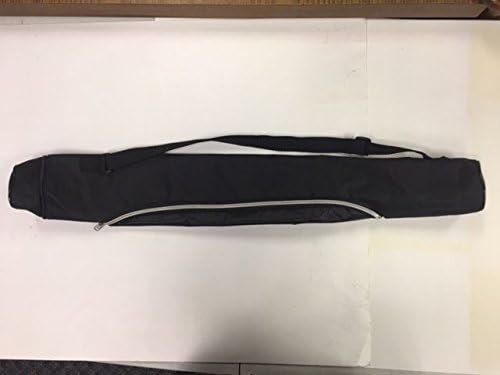 6 Can Insulated Tube Cooler with Main Zipper and End Zipper Black CA668Black