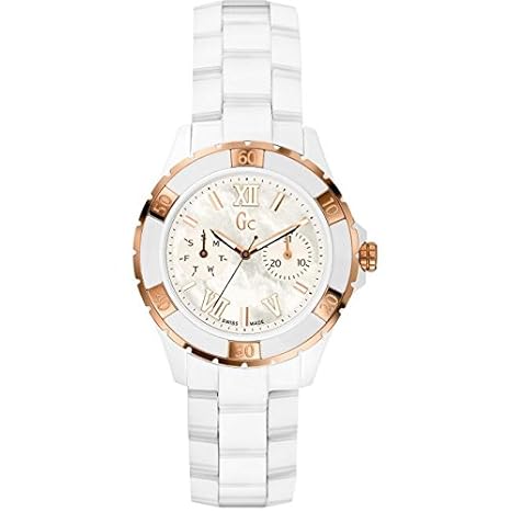 Guess Damen Analog Quarz Uhr mit Edelstahl Armband X69003L1S