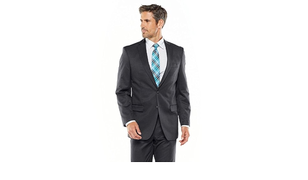 van heusen light grey suit