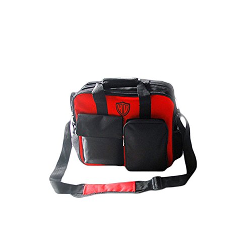 Click Here to See More Images Haotfire Household Hand Tools Bag, Haotfire Bag for Hammer, Wrench Set, Screwdriver Set, Pliers (Great for DIY Projects) (Red+Black, L)