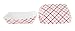 Southern Champion Tray 0417 #200 Southland Paperboard Food Tray, 2 lb Capacity, Red Check (Case of 1000)