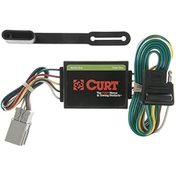 Amazon.com: CURT 56146 Powered 3-to-2-Wire Taillight ... honda cr v hitch wire harness 