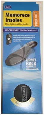 Kosmocare Profoot Memoreze Insoles Ideal For Foot Discomfort For Men
