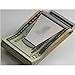 1 X Stainless Steel Double Side Money Cash Credit Bank Card Holder Wallet Grip Clip by JASSINS