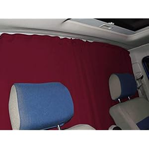 BREMER SITZBEZÜGE Afscheiding cabine zonwering cabine gordijnen compatibel met Mercedes Vito Viano W639 A_RT camping…