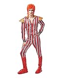 David Bowie Glam Rocker Adult Costume