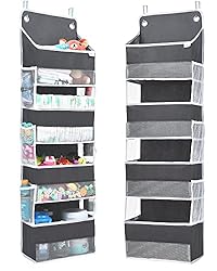 ULG Over Door Organizer with 4 Large Pockets and 6