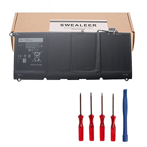 SWEALEER Compatible JD25G Battery if Applicable Dell XPS 13 9343 9350 13D-9343 Laptop Replacement for 90V7W 5K9CP DIN02 0DRRP JHXPY 0N7T6 RWT1R 13D-9343-1808T [New Li-ion 4 Cell 52WH 7.4V JD25D]