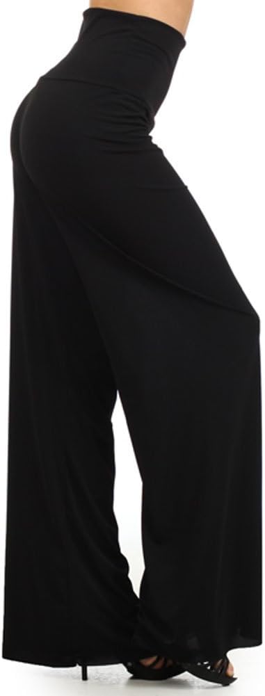 Fashiondio Women's Wide Leg Palazzo Pants Prints and Solids