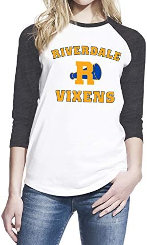 Wearuz Riverdale Vixens Cheerleader Teen Women Baseball T-Shirt