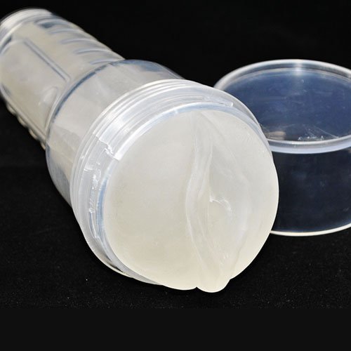 Fleshtube Realistic Male Mastubator (Clear Girl) PLUS FOUR (4) Male Enhancement Pills