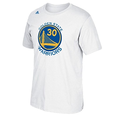 Stephen Curry Youth Golden State Warriors White Name and Number Jersey T-shirt Medium 10-12 