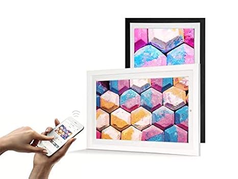 Framen Player 21.5 Zoll Digitaler Bilderrahmen 40cmx60cm Fotos Streamen | Fotorahmen Full HD WLAN WiFi USB anschluss | Digita